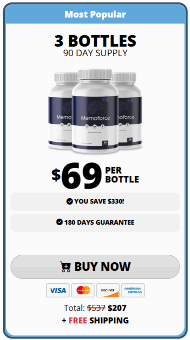 Oerder Memoforce 3 Bottles